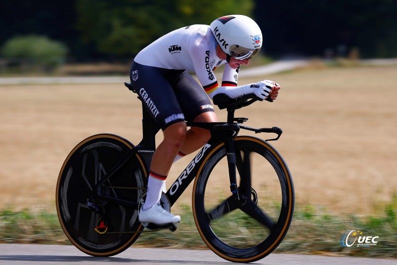 European Championships Munich 2022 - 2022 UEC Road Elite European Championships - Women's ITT - 17/08/2022 - Lisa Brennauer (GER) - photo Luca Bettini/UEC/SprintCyclingAgency?2022